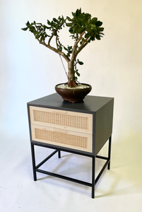 Lima 2 Drawer Pedestal - Black