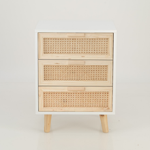 Load image into Gallery viewer, Romeo 3 Drawer Pedestal - White
