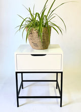 Load image into Gallery viewer, El Capitan Side Table One Drawer With Cutout Handles
