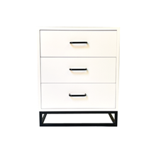 Load image into Gallery viewer, Kilimanjaro Side Table Three Drawer - Round Handles
