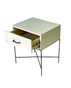 Everest Side Table One Drawer - Round Handles
