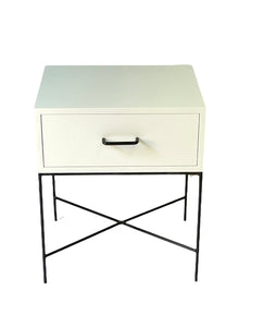 Everest Side Table One Drawer - Round Handles