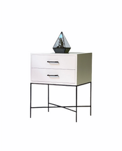 Load image into Gallery viewer, Everest Side Table Two Drawer
