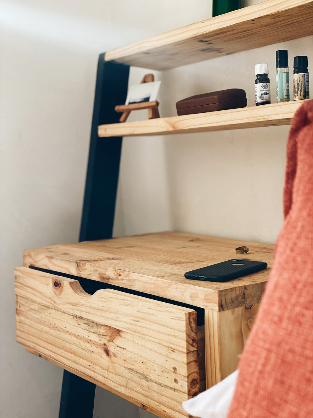 Camathele Leaning Side Table With Draw