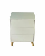 Load image into Gallery viewer, Dudula Three Drawer Side Table White
