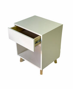 Fihlo One Drawer Side Table with Storage