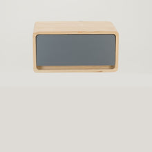 Load image into Gallery viewer, Kuva Pine One Drawer Floating Side Table with Hidden Handle - Grey
