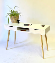 Load image into Gallery viewer, Secaleni Two Drawer Desk With Shelf
