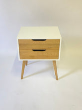 Load image into Gallery viewer, Secaleni Oak Two Drawer Side Table
