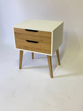 Load image into Gallery viewer, Secaleni Oak Two Drawer Side Table
