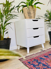 Load image into Gallery viewer, Secaleni Side Table Three Drawer White
