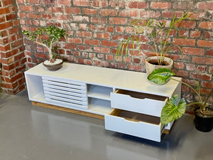 Secaleni TV Stand With Sliding Door