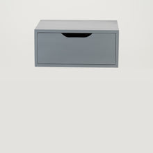 Load image into Gallery viewer, Secaleni Grey Floating Side Table Single Drawer
