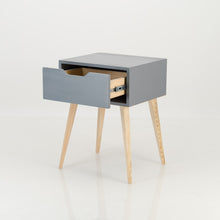 Load image into Gallery viewer, Secaleni Grey Side Table Single Drawer
