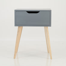 Load image into Gallery viewer, Secaleni Grey Side Table Single Drawer
