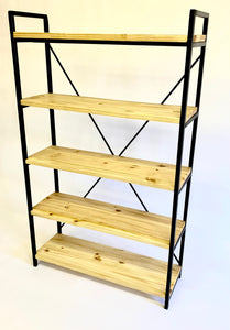 Simbi Steel X Shelf (Natural Pine)