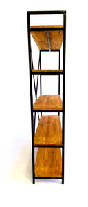 Simbi Steel X Shelf (Teak Colour)