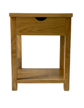 Load image into Gallery viewer, Yemveli Oak Side Table
