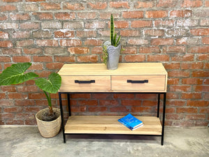 Simbi Oak Console Table