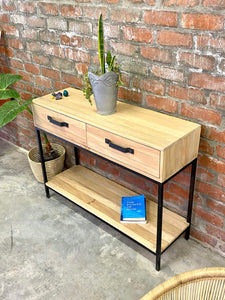 Simbi Oak Console Table