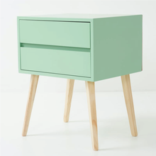 Load image into Gallery viewer, Fihlo Two Drawer Side Table - Sage
